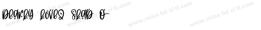Dearly loved Slab O字体转换